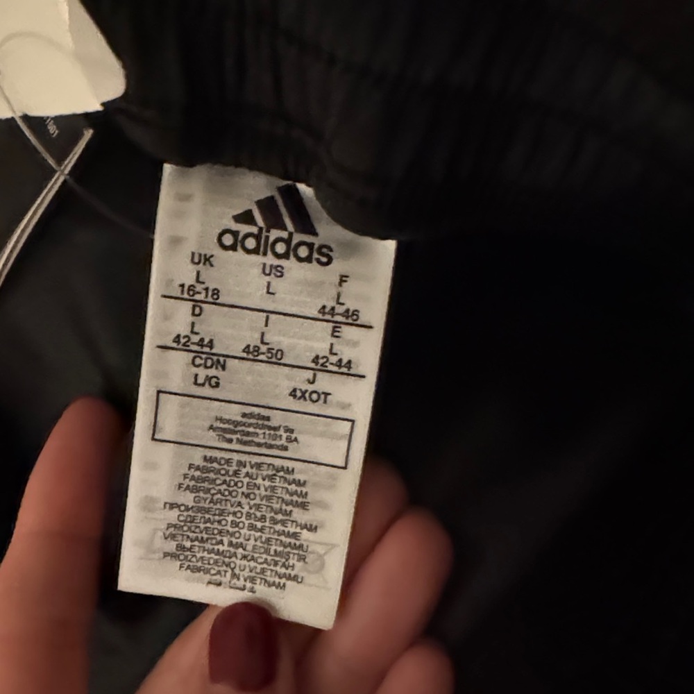 Adidas Women's Black Athletic Shorts - Picture 3 of 4